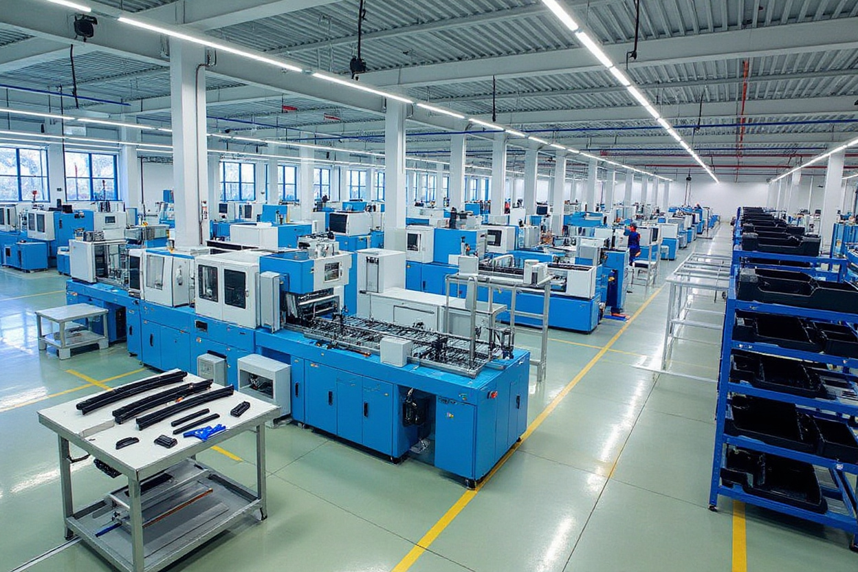 Automotive manufacturing with injection molded components and plastic parts production#1.6