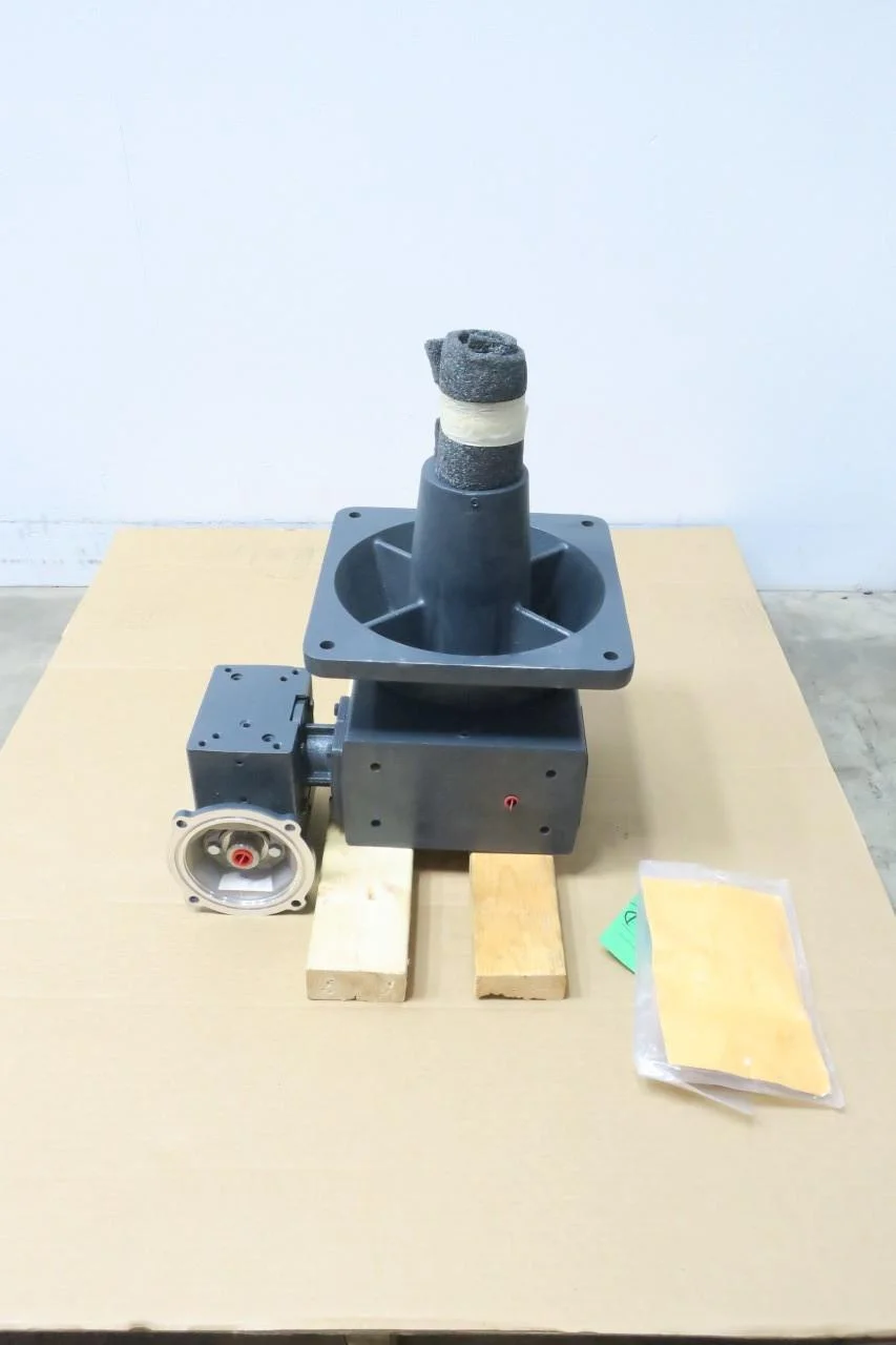ignoreGeneration#HUB CITY 0230-32745 3808 POWERCUBEX RIGHT ANGLE WORM GEAR REDUCER 56C 200:1