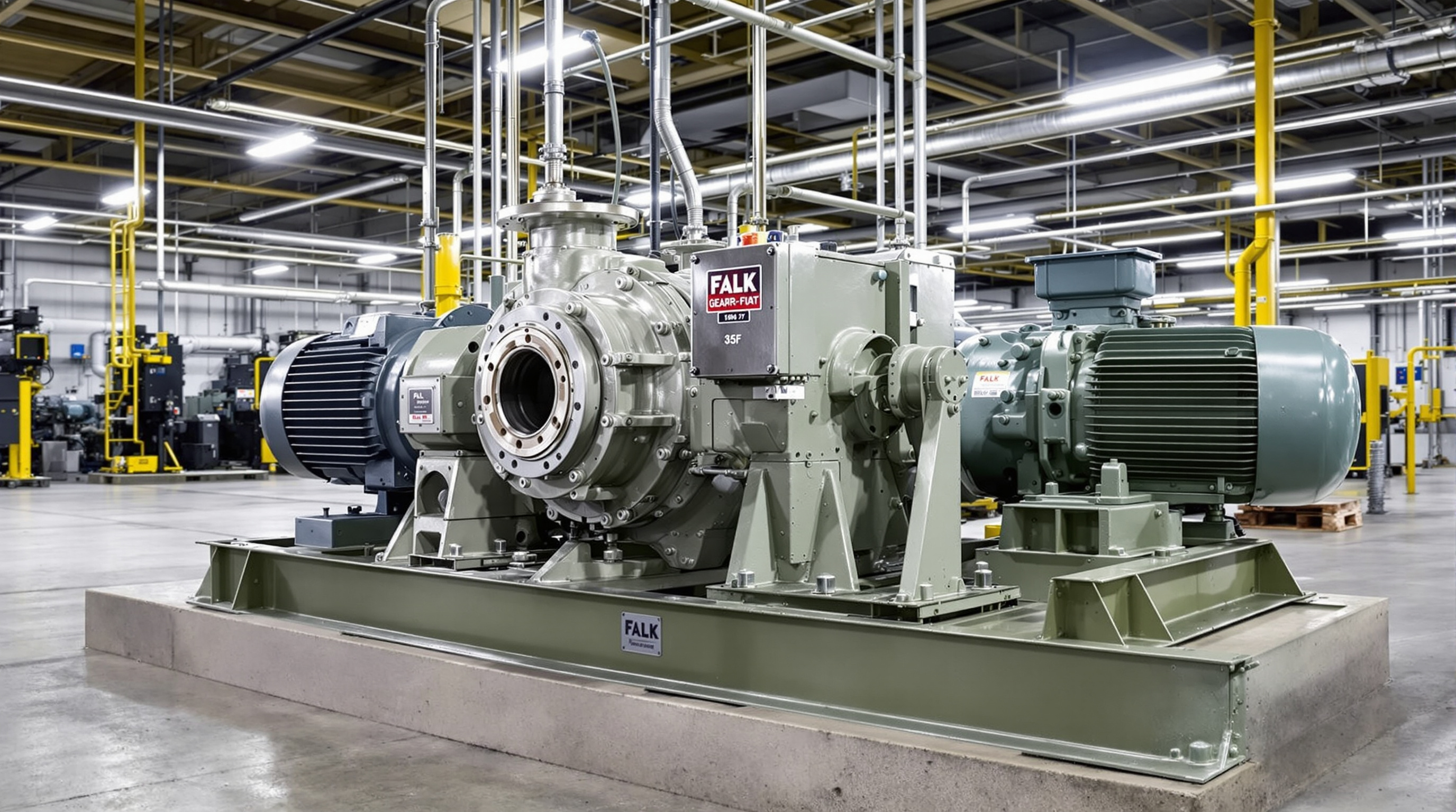 Pumping Systems using Falk industrial gear reducers#1.9