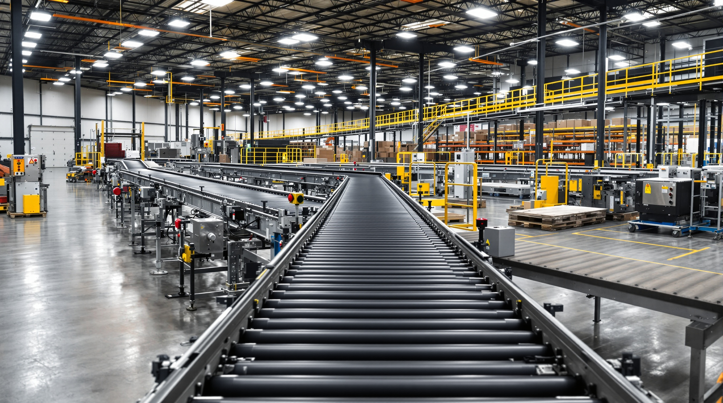 Material handling conveyor belts and industrial transportation systems#1.9