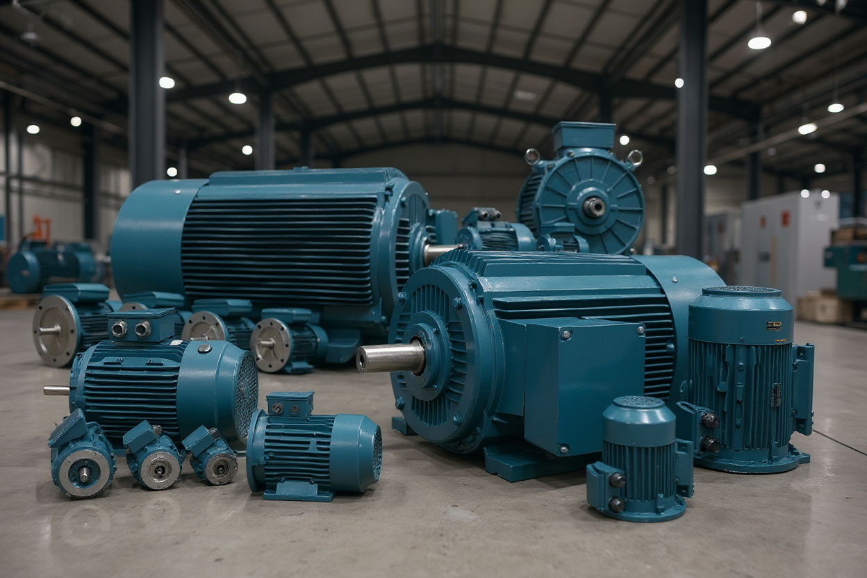 Industrial gear reducers and motors in manufacturing facility showing technical expertise and professional equipment#1.6