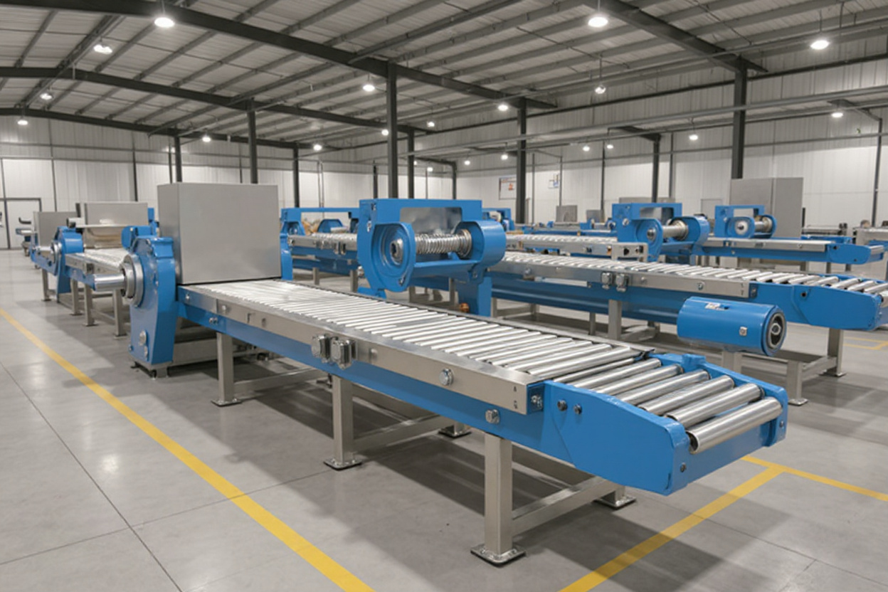 Industrial conveyor systems with right angle gear reducers#1.6