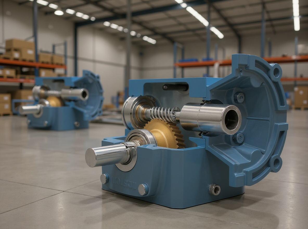 Material handling conveyor systems with right angle gear reducers#1.3