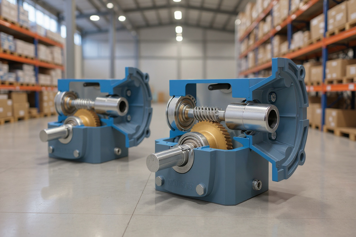 Material handling equipment using right angle gear reducers#1.5