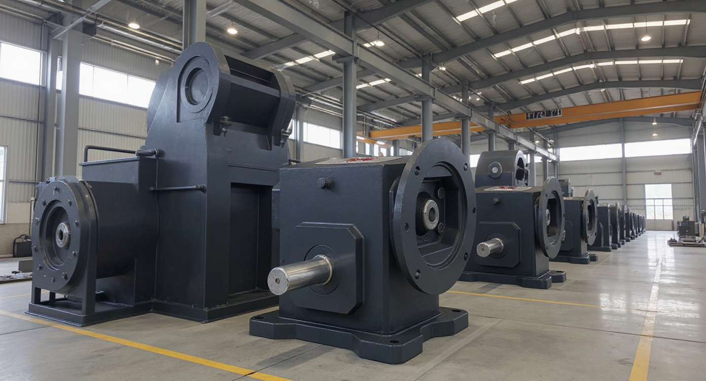 Industrial manufacturing facility with gear-driven equipment for power transmission applications#1.9