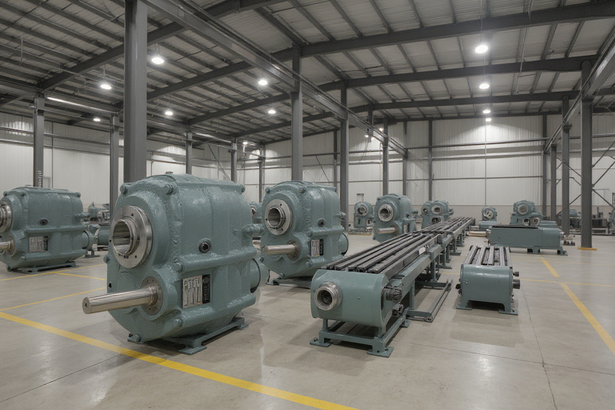 Industrial power transmission manufacturing facility with gear reducers and conveyor systems#1.5