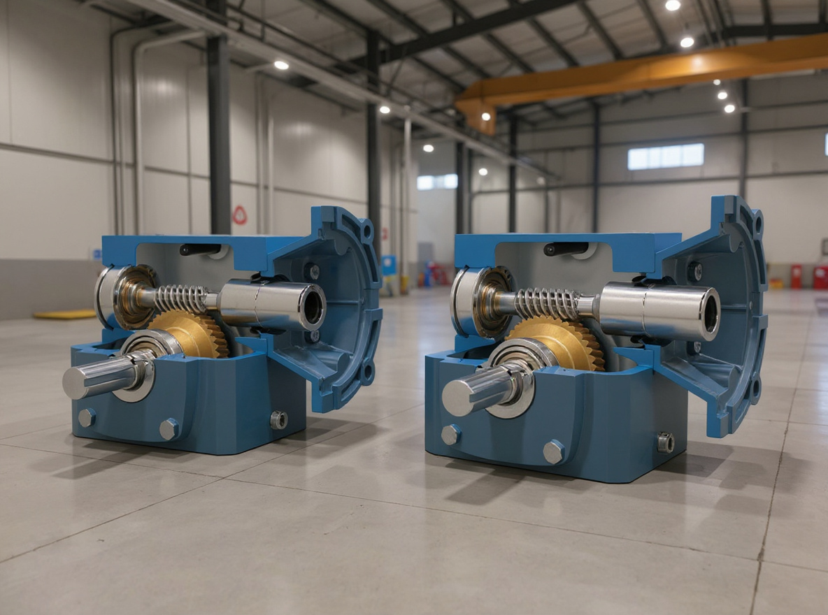 Right angle gear transmission systems in industrial facility#1.3