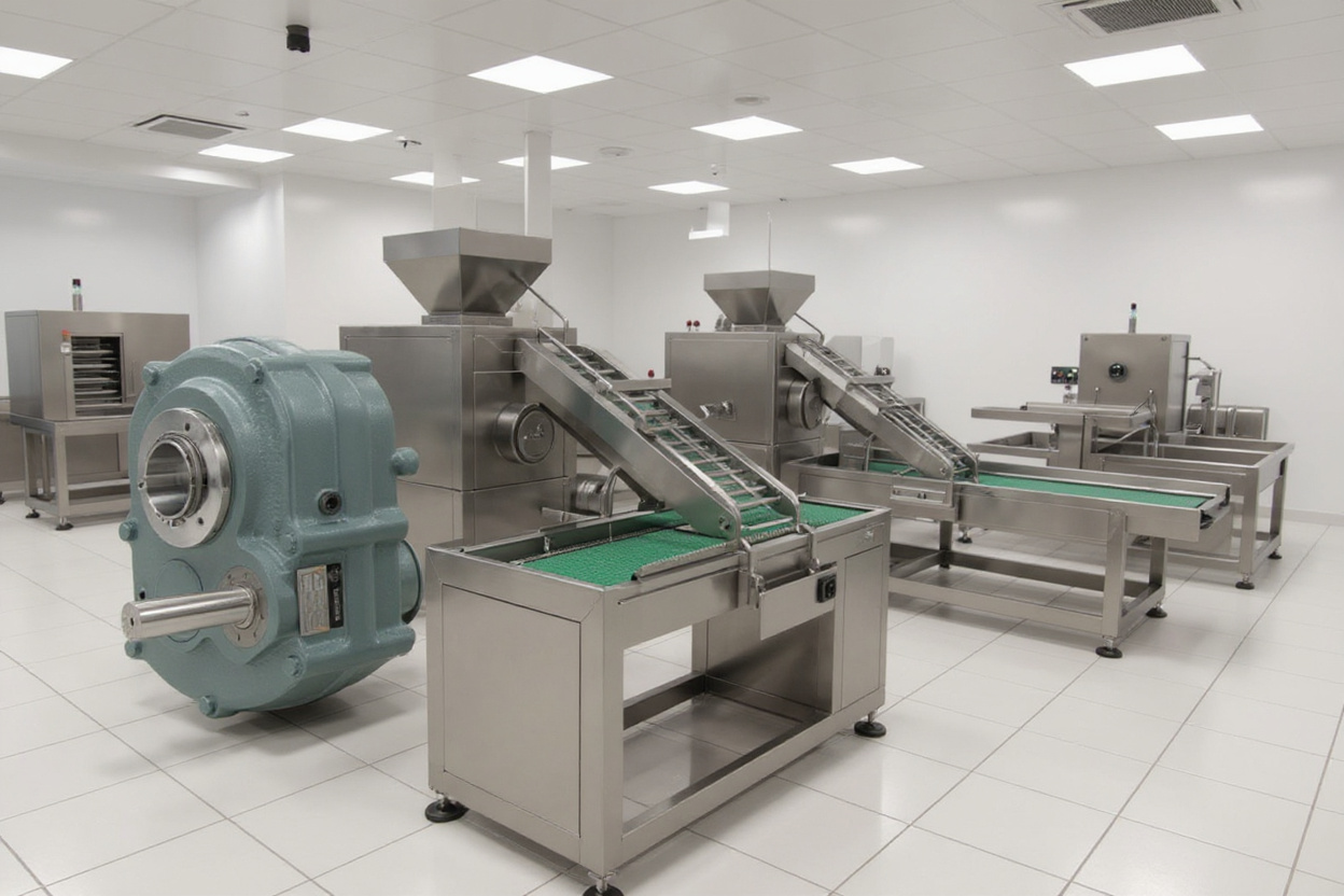 Food processing equipment with speed reducers for conveyor systems#1.5