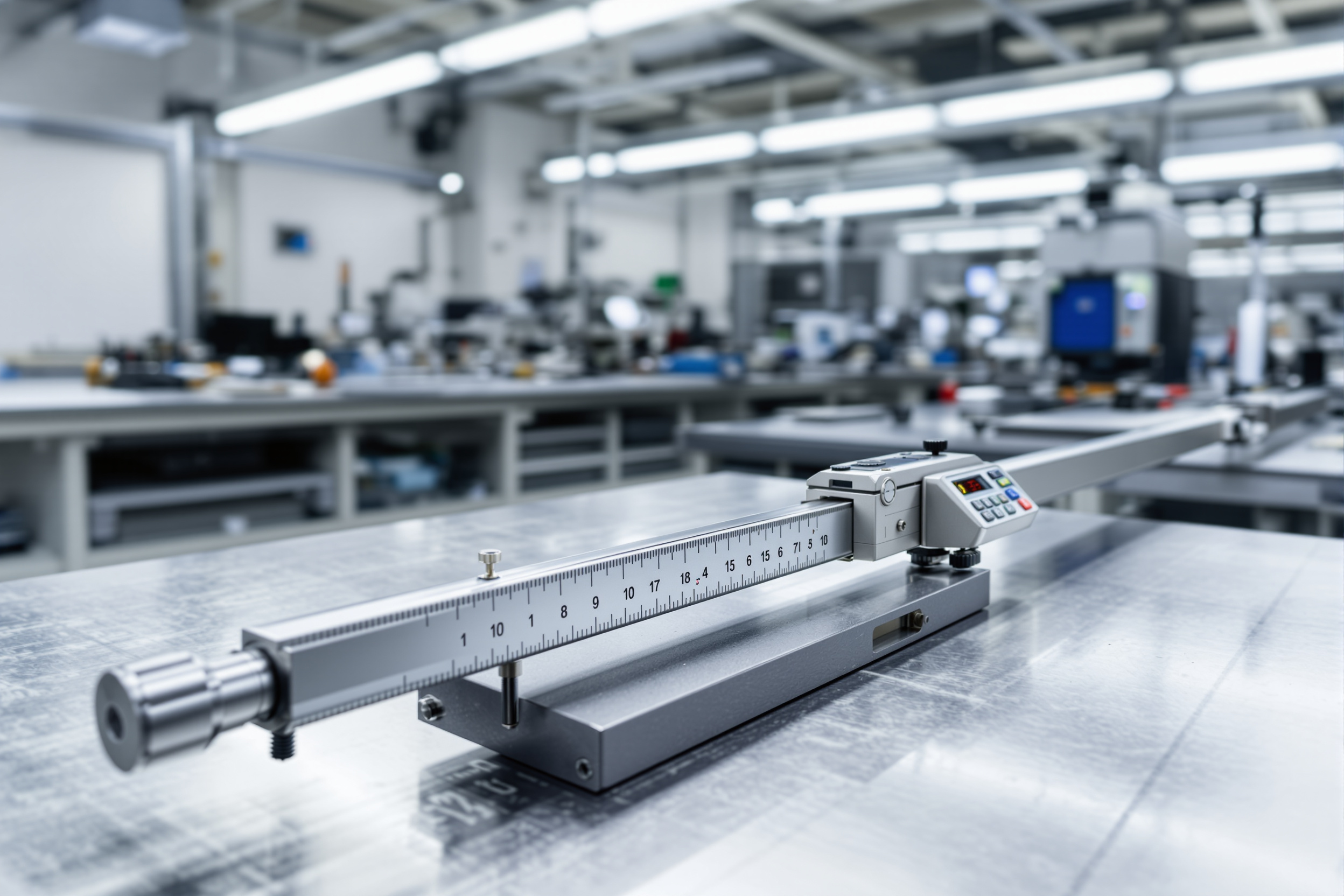 Linear calibration service for machine tools with precision accuracy measurement