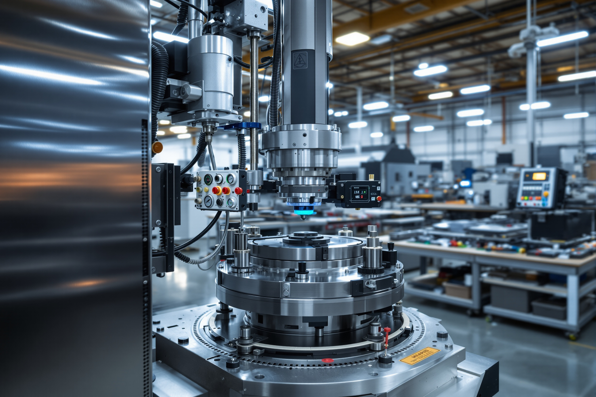 Rotary axis calibration service for multi-axis manufacturing equipment accuracy