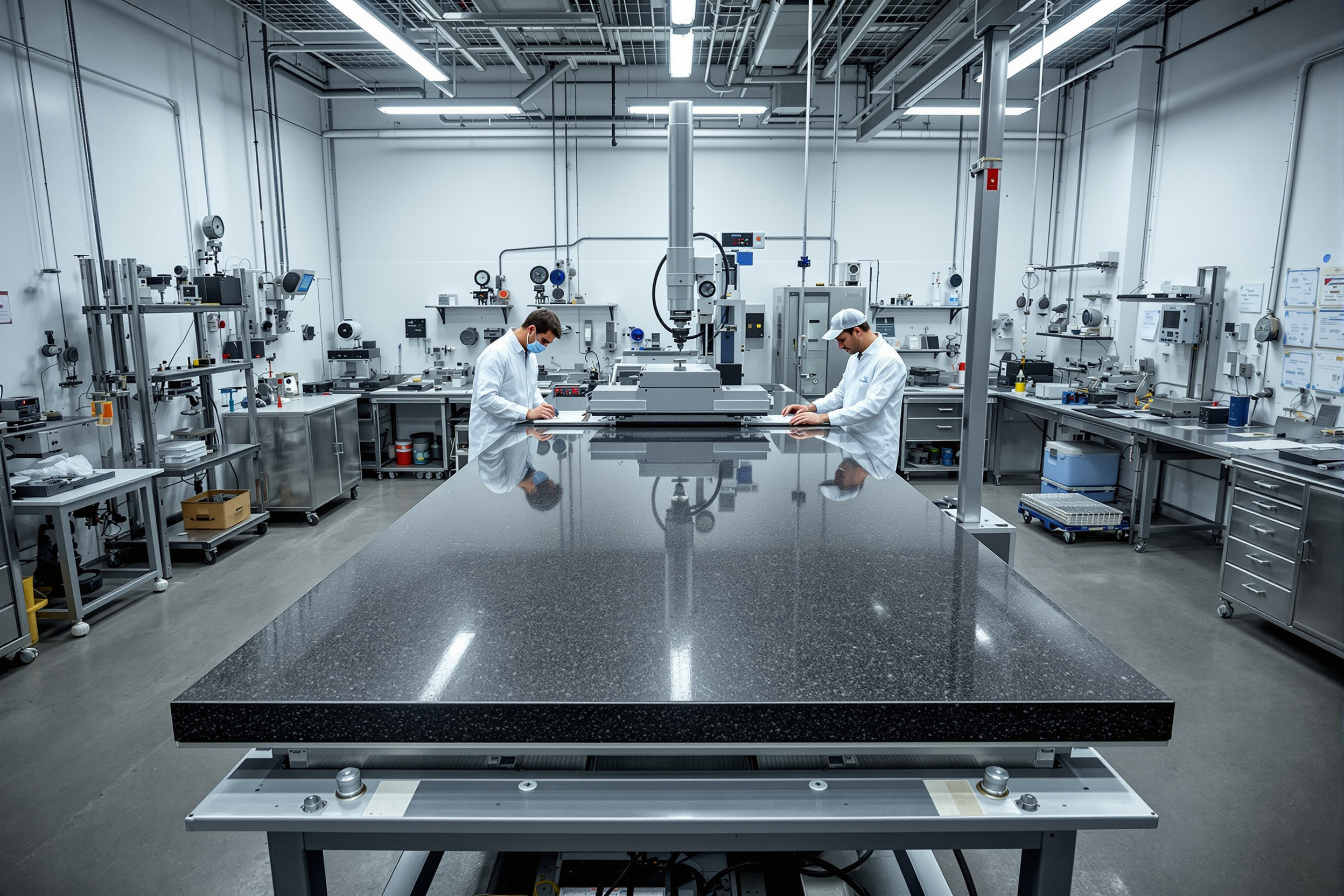 Measurement equipment calibration services for surface plates and precision instruments