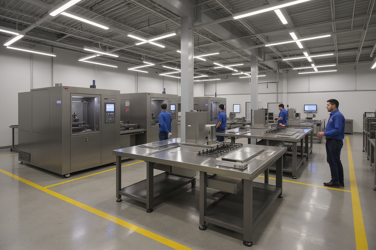 Precision manufacturing facilities requiring accurate machine tool calibration and verification