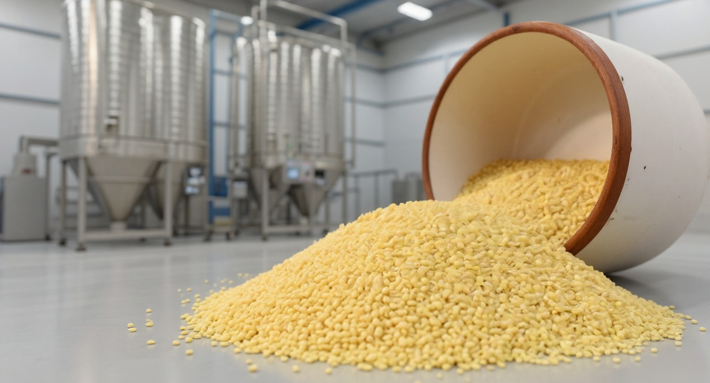 Premium quality millets in storage facility with quality control processes#1.9