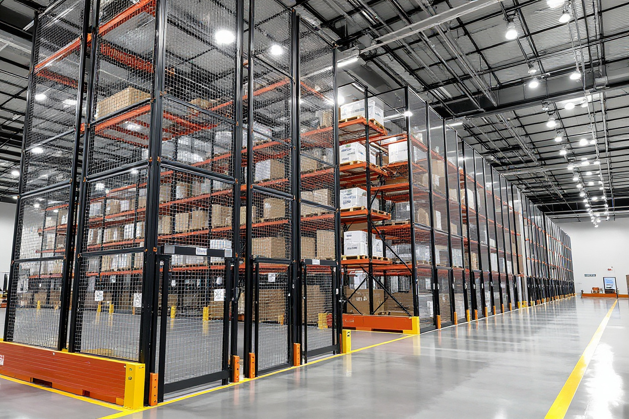 Distribution center security with driver access control and inventory protection systems#1.6