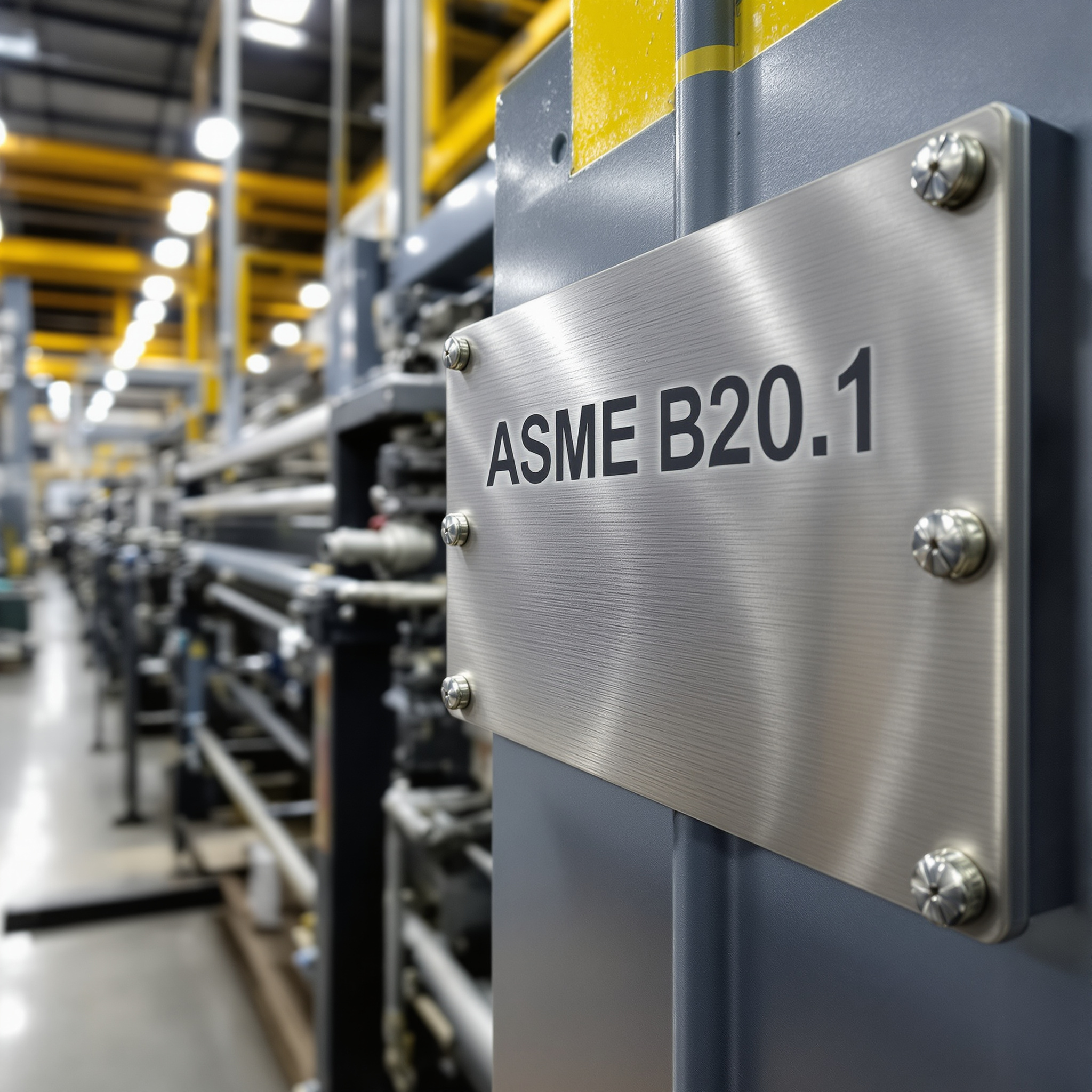 ASME B20.1 certified