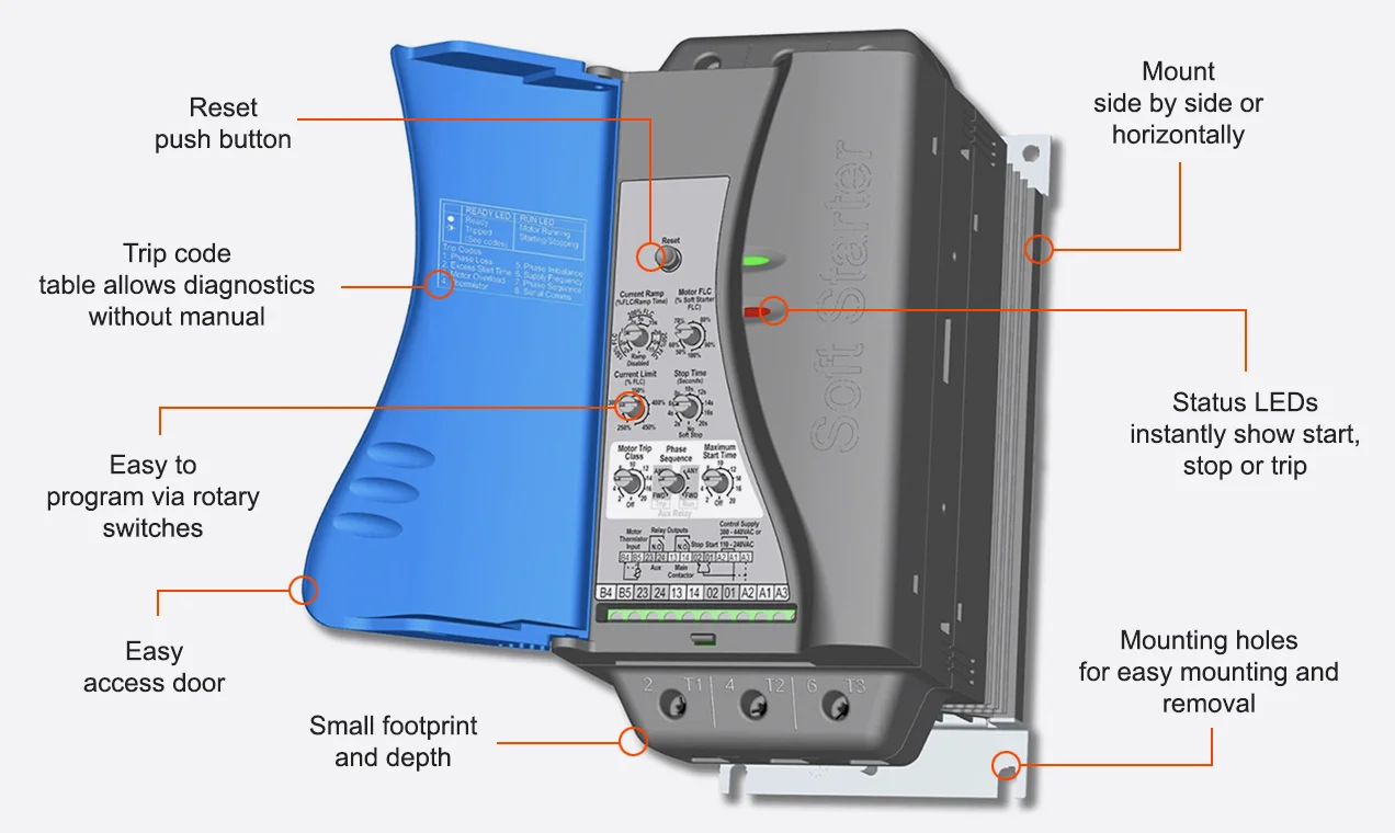 ignoreGeneration#CSXi Series Compact Low Voltage Soft Starters