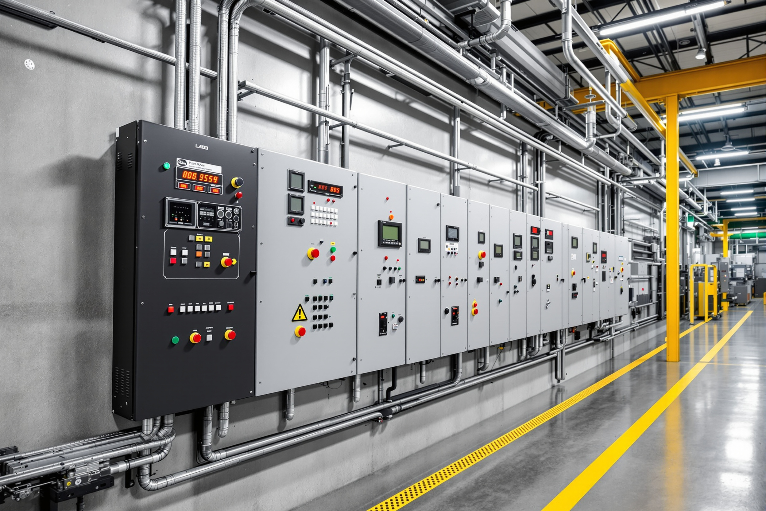 Industrial automation control panels and electrical distribution systems in manufacturing environment#1.5