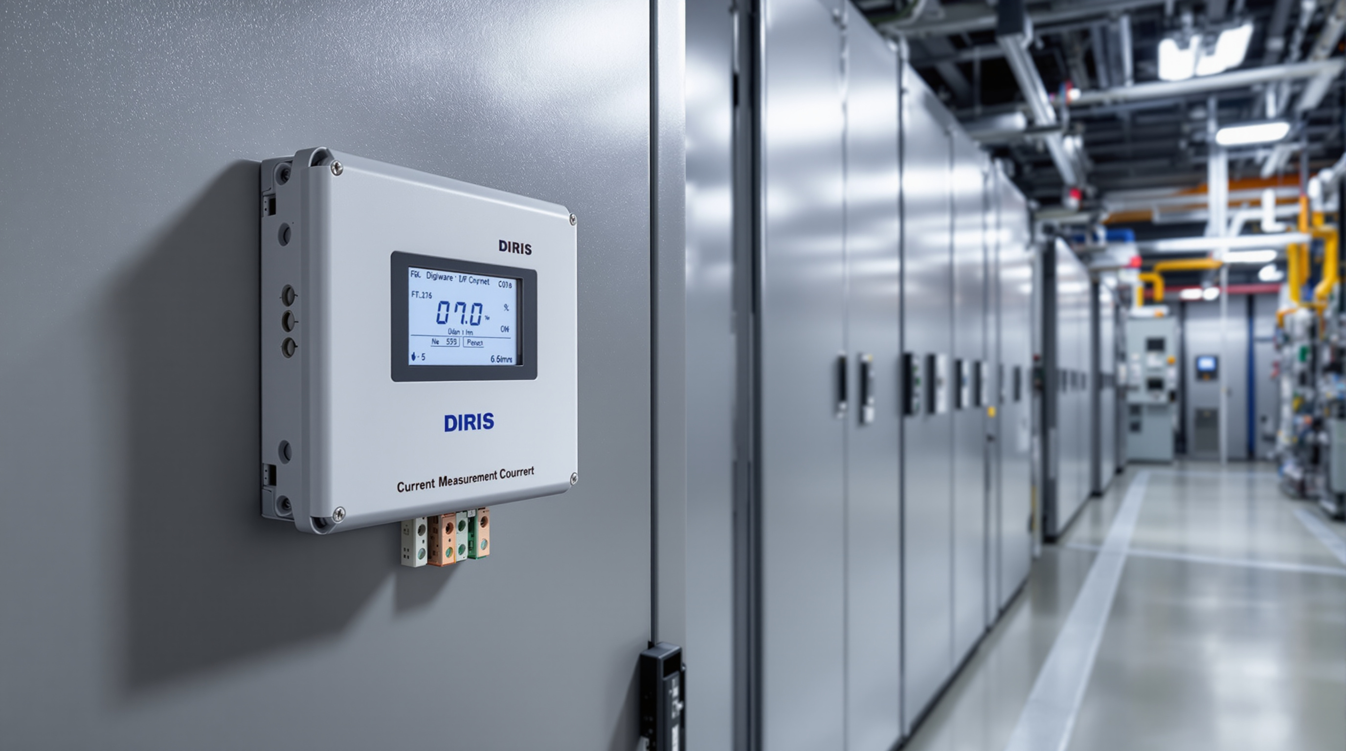 DIRIS Digiware current measurement system installation for industrial power monitoring#1.78
