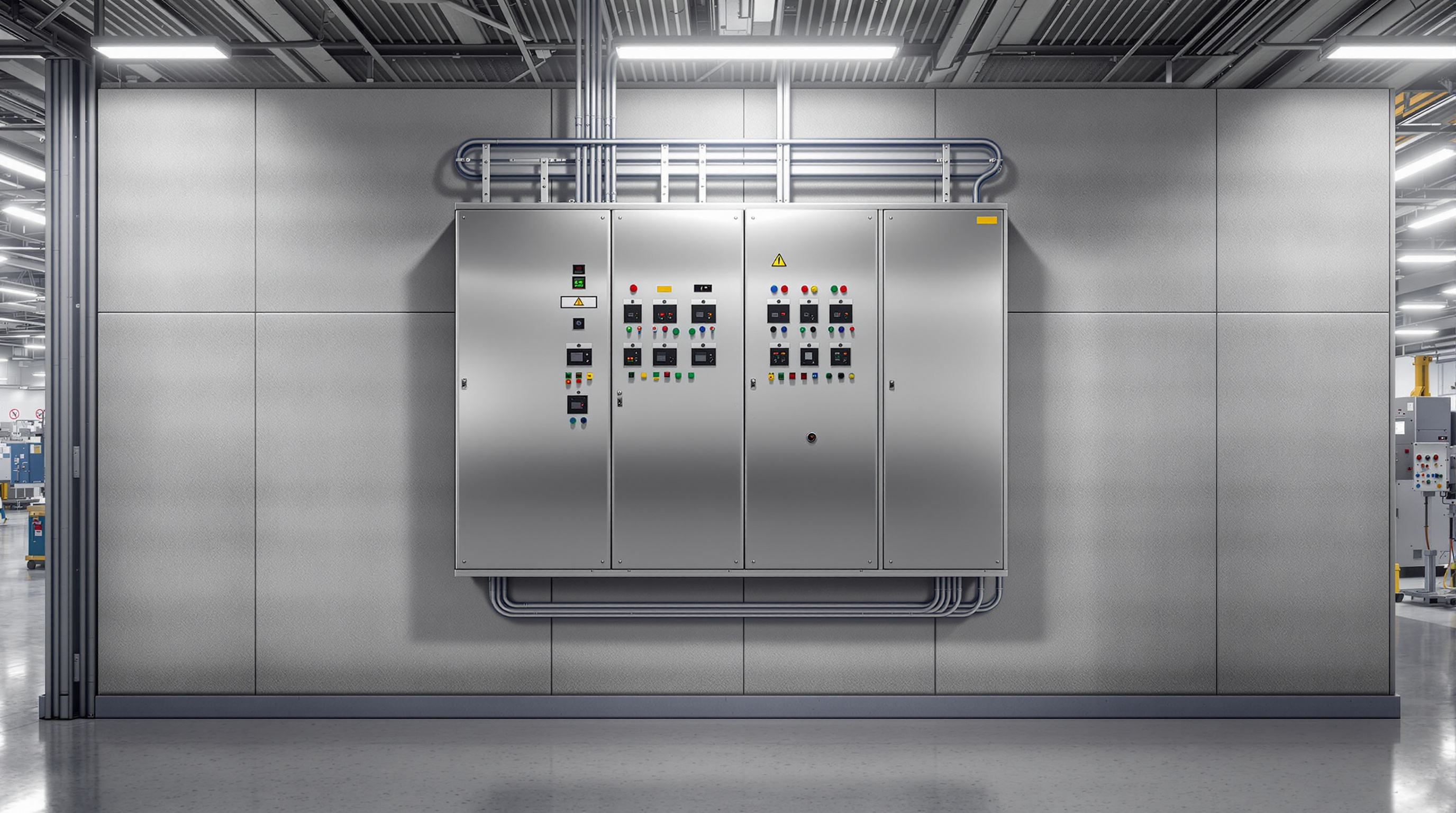 Industrial control panels with cable management systems#1.9