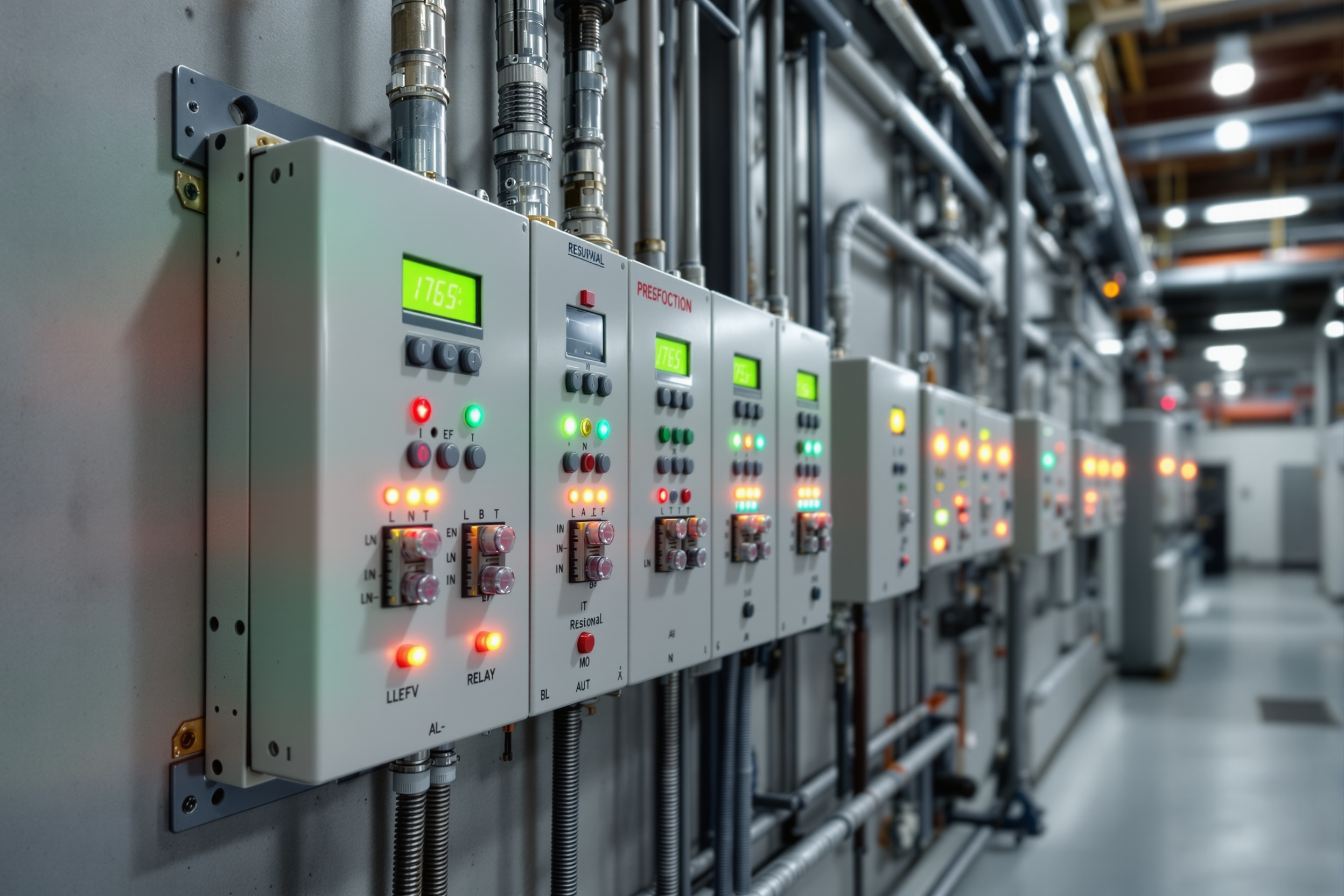 Electrical protection systems in industrial facilities measuring residual current for safety monitoring#1.6