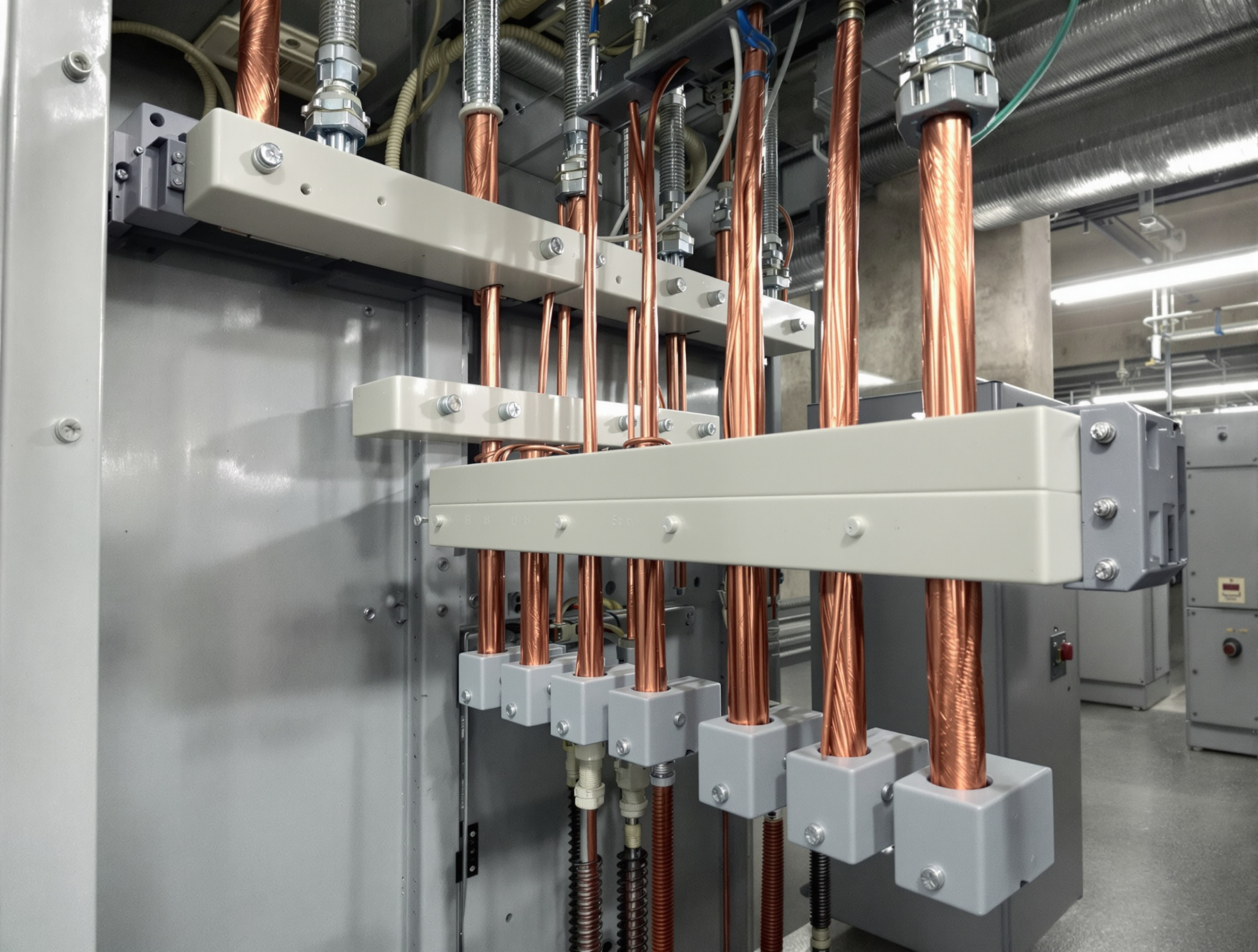 Primary distribution busbars in electrical panel systems#1.2