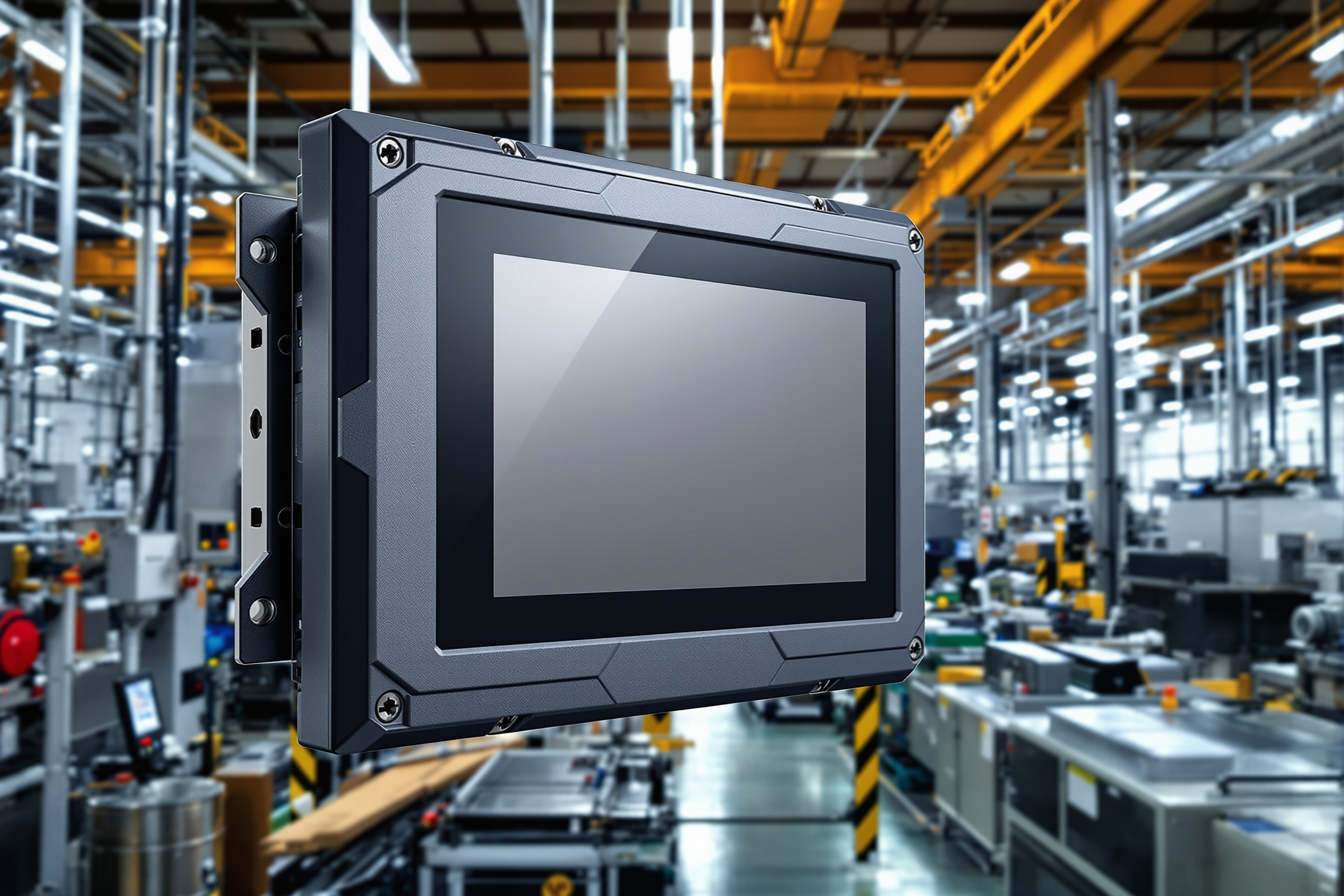 Industrial HMI control panel applications for manufacturing automation systems requiring resistive touch interface control with IP66 protection#1.5