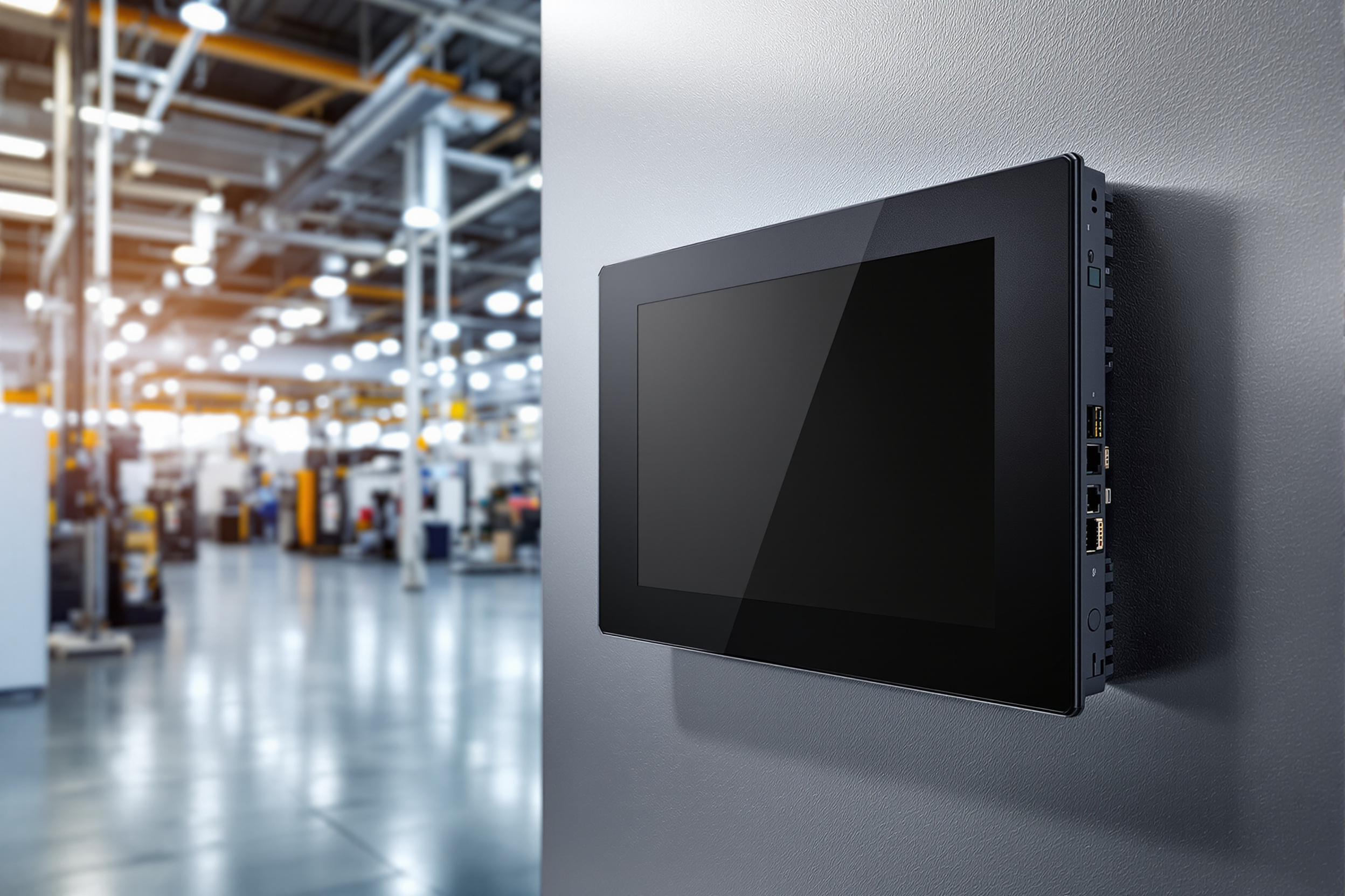 Industrial automation systems requiring Ethernet and serial connectivity with panel mounting HMI interfaces#1.5
