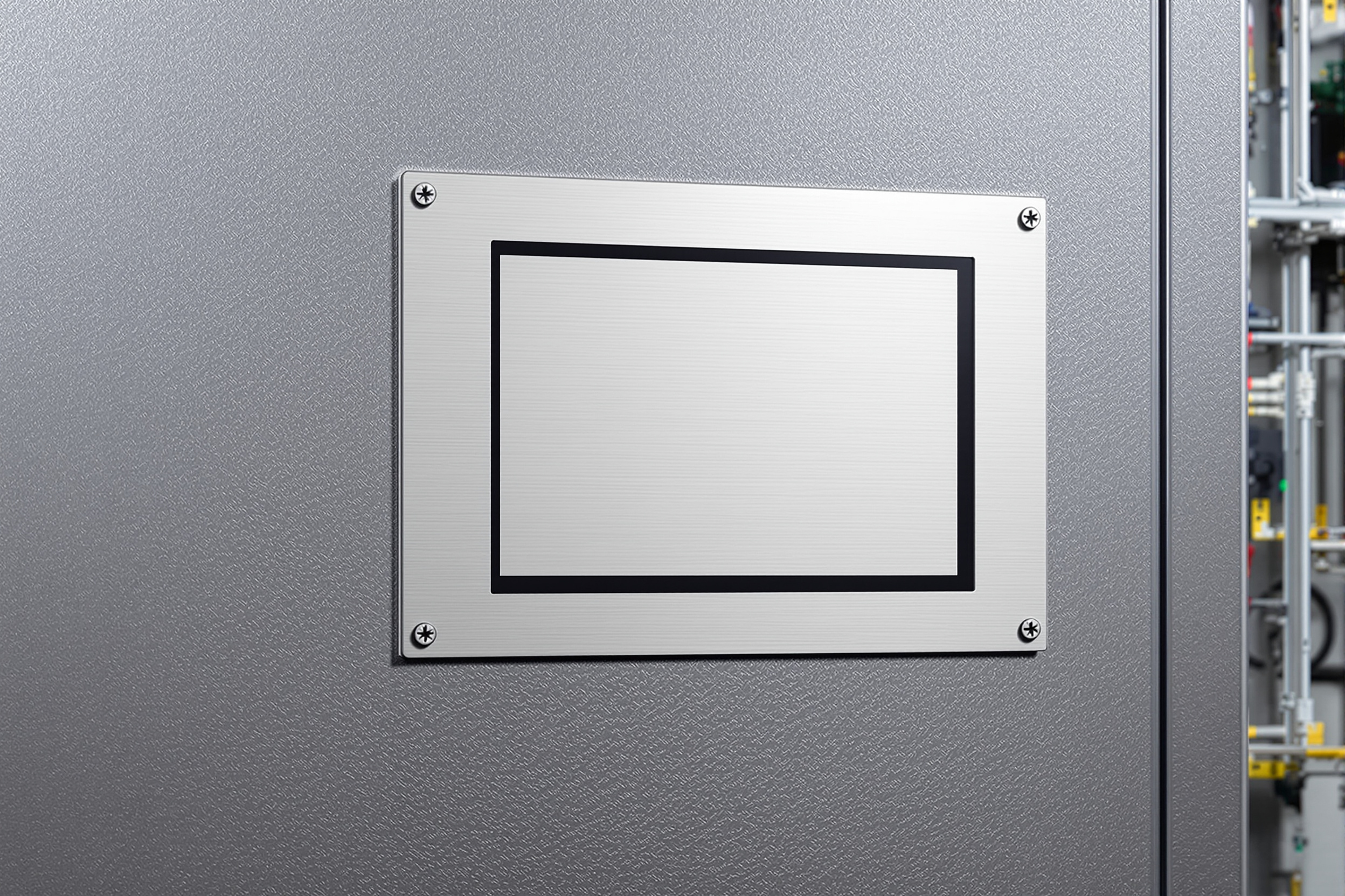 Panel mounting applications requiring 305 x 212 mm cutout with aluminum enclosure HMI panels for industrial use#1.5
