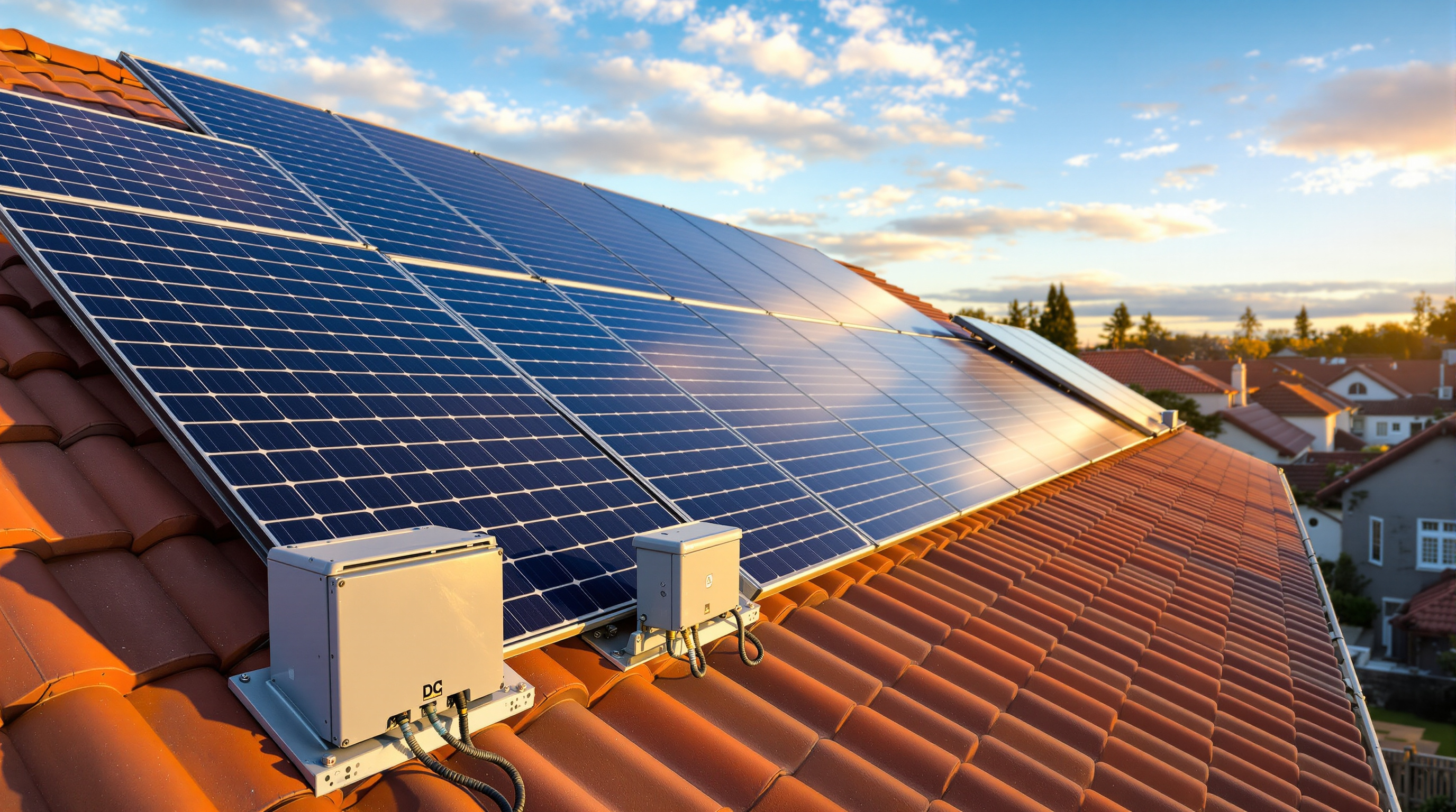 Solar photovoltaic panel installations with DC circuit protection systems#1.9