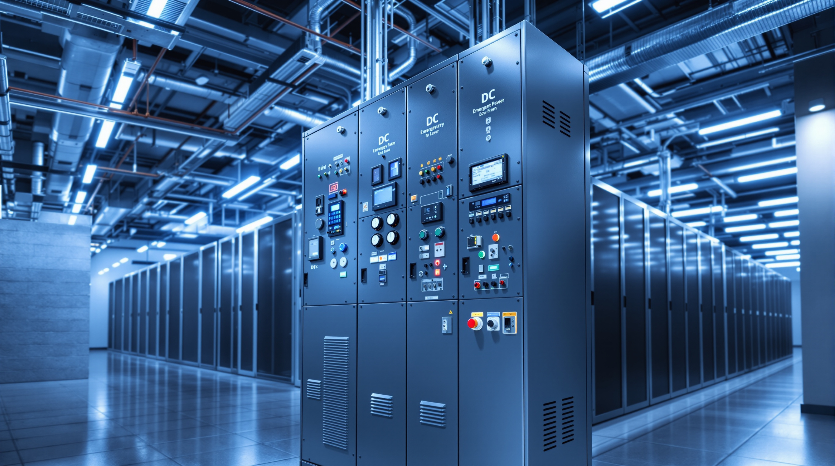 Data center emergency power systems with DC circuit protection and switching controls#1.9