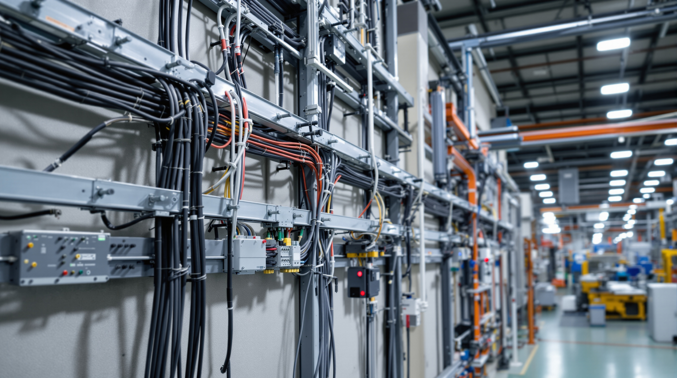 Industrial factory wiring and cable management systems#1.9