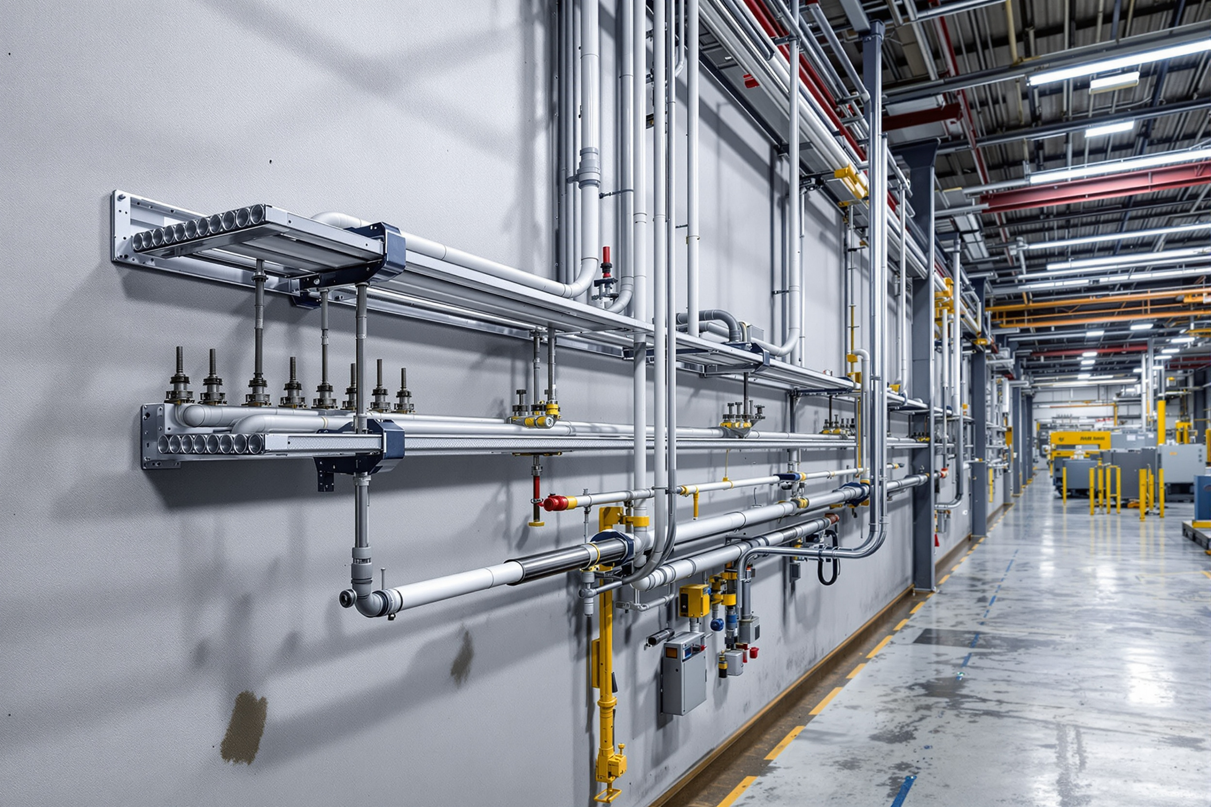 Industrial cable and pipe fixing in manufacturing facilities#1.6