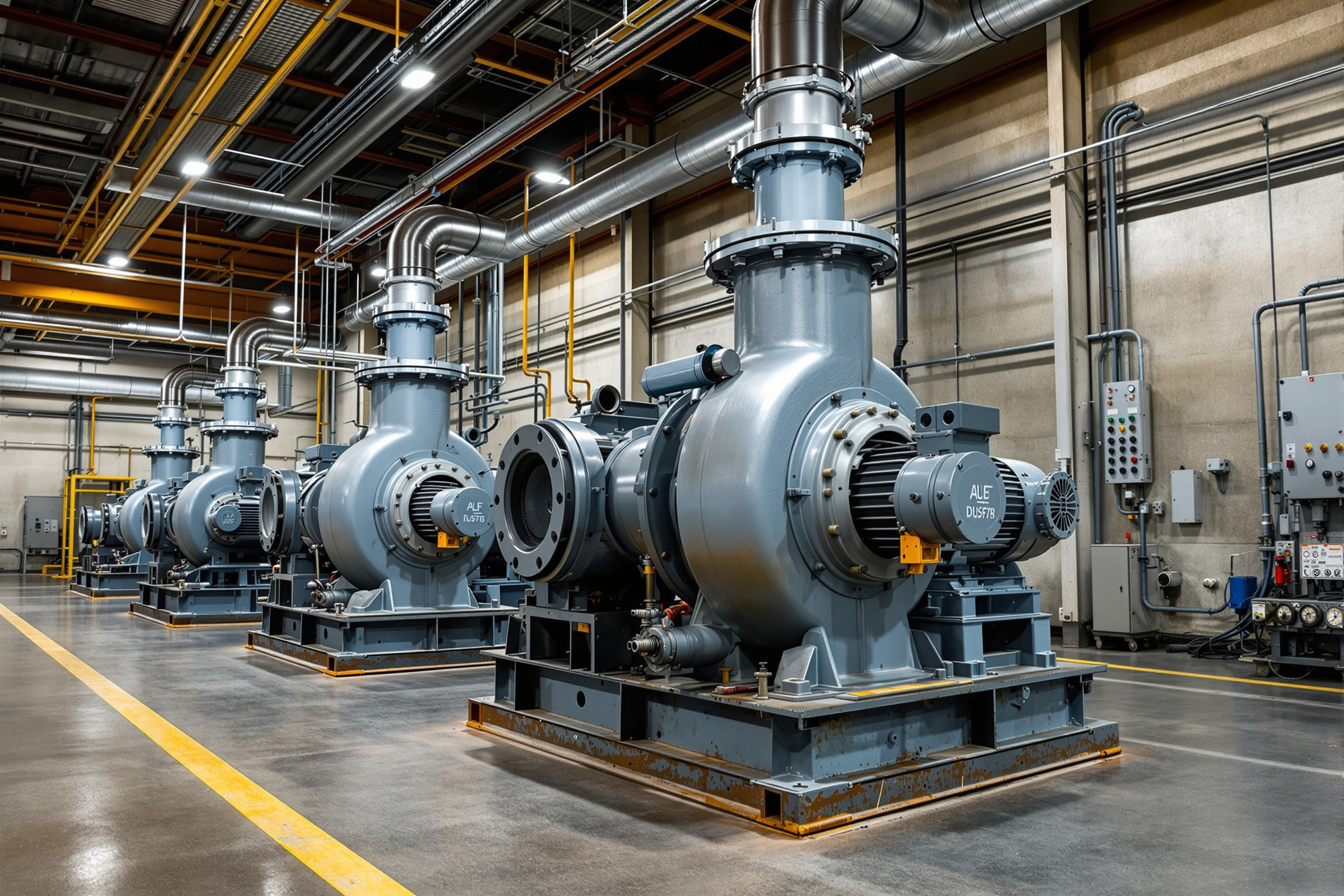 Industrial pumping systems with varying load demands and smooth acceleration#1.6