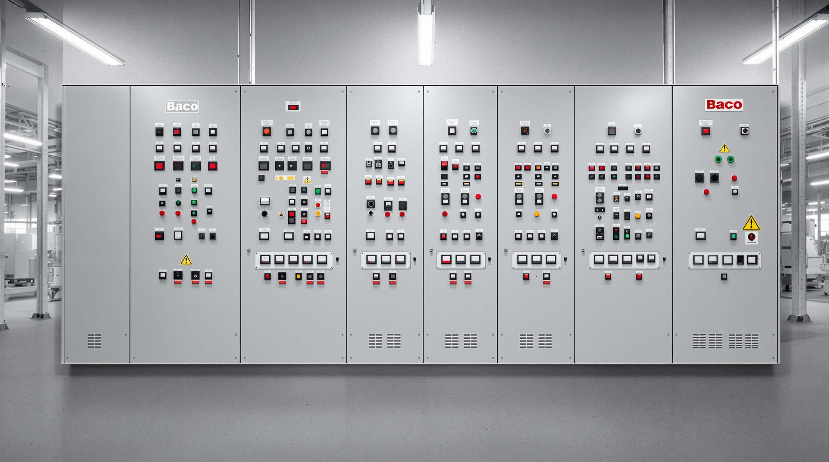 Manufacturing automation control panels with Baco devices#1.7